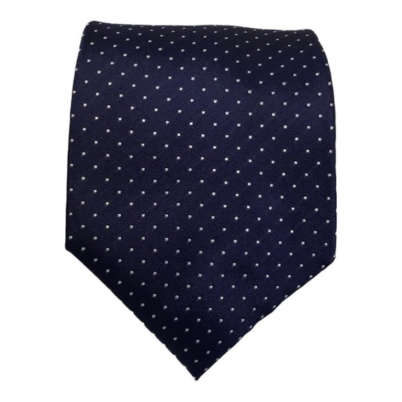 Charles Tyrwhitt Other - CHARLES TYRWHITT Blue Polka Dot Silk Tie 58"/3".1/2 EX COND